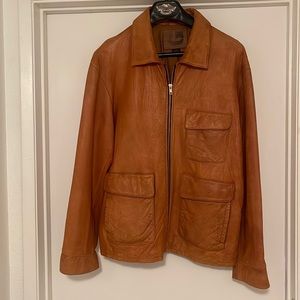 Vintage Guess leather jacket whit some alterations (zippers)